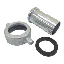 1.1/2″ BSP Female Malleable Iron Pump Coupling / Hose Tail & Leather Washer