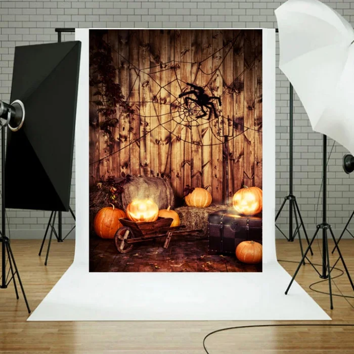 1.25×0.8m Holiday Party Photography Background Halloween Decoration Hanging Cloth, Style: C-1269