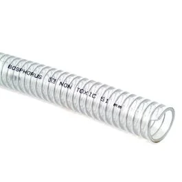 1″ Clear Steel Reinforced Hose 15 bar 10mtr Length