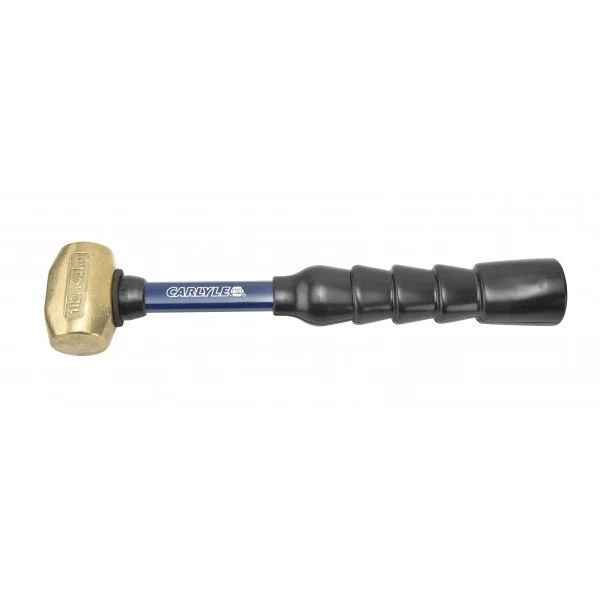 1 LB BRASS HAMMER WITH 10IN FIBERGLASS HANDLE