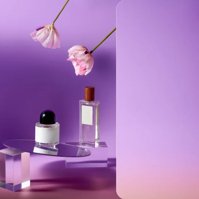 106x144cm Gradient Background Paper Photography Portrait Photo Props(Purple Cattail)