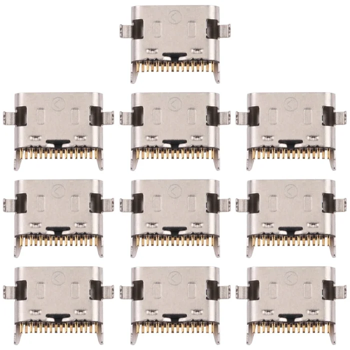 10pcs Charging Port Connector for Samsung Galaxy A22 5G SM-A226B, SM-A226B/DS, SM-A226B/DSN
