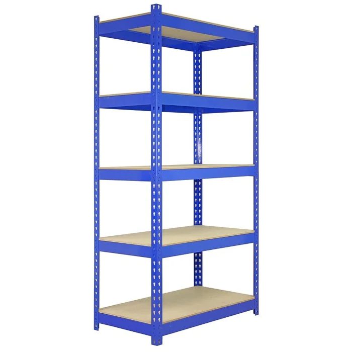 10x Monster Racking Q-Rax Industrial Warehouse Shelving Unit Heavy Duty Garage Rack, 200kg/shelf, 90cm