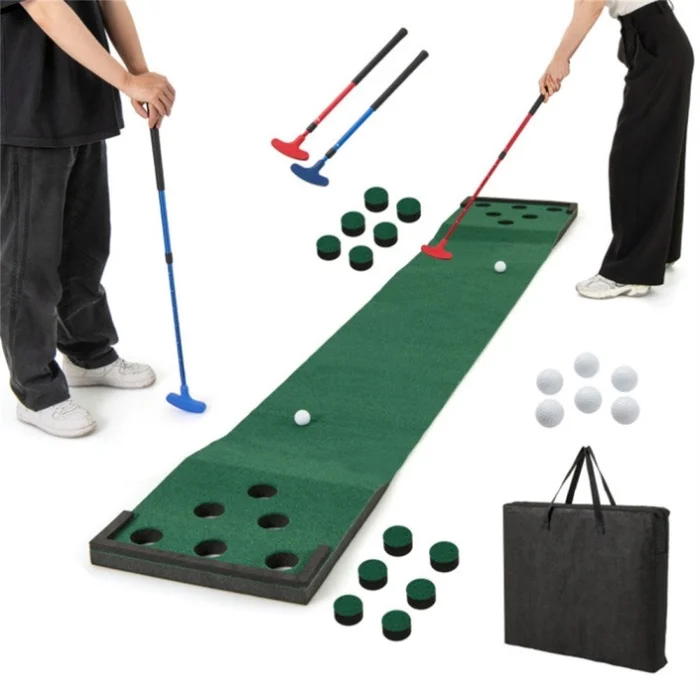 11 FT Golf Putter Game with 2 Adjustable Puters and 6 x Golf Ball 82548926