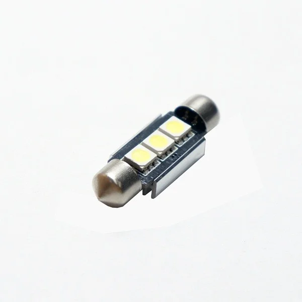 12V FEST 11X38MM CANBUS 2-LED WHITE (X2)