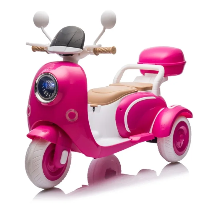 12V Two-seater Kids Ride On Electric Motorcycle,Three Wheels Kids toy with Slow Start,Multi-function GL-W1578P208327