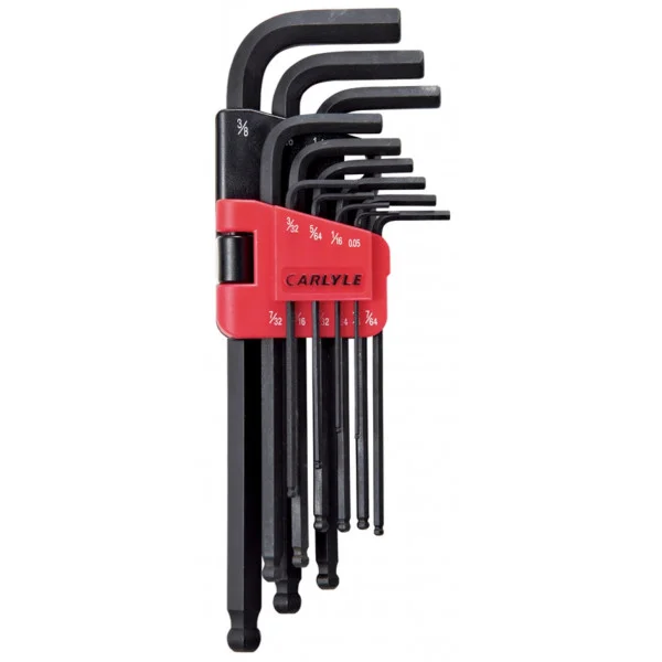 13 PC LONG BALL PLUS HEX KEY SET SAE