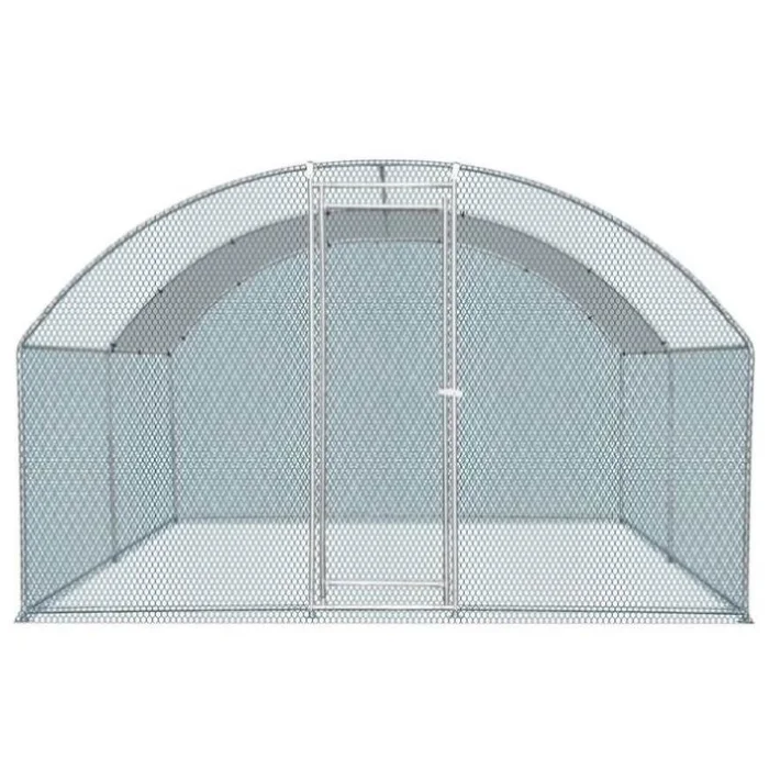 13 x 10 ft Large Metal Chicken Coop, Walk-in Poultry Cage Chicken Hen Run House with Waterproof 49723513