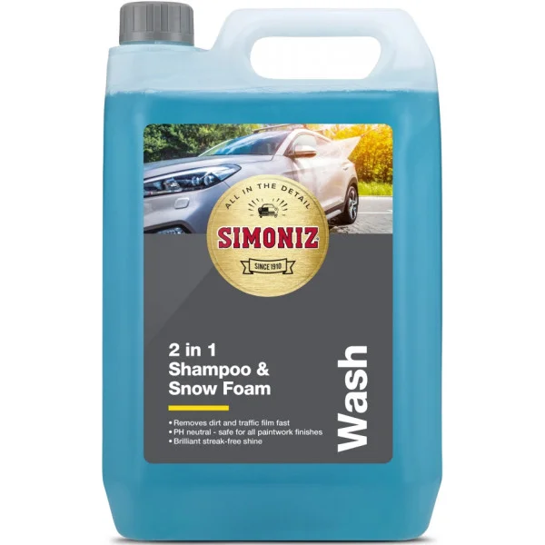 2 in 1 Shampoo & Snow Foam – 5 Litre