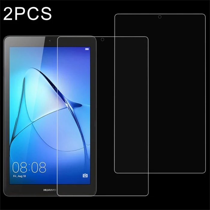 2 PCS for HUAWEI MediaPad T3 7.0 inch 0.3mm 9H Surface Hardness Full Screen Tempered Glass Screen Protector