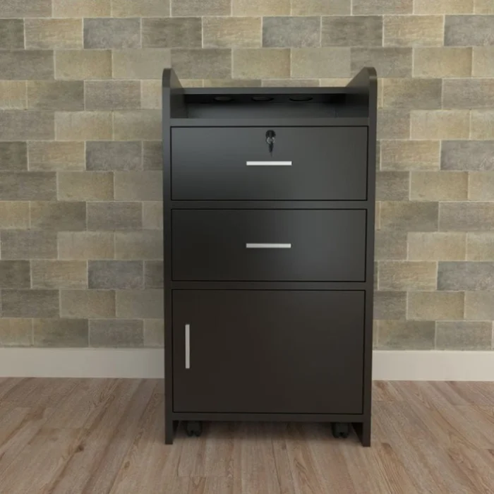 2 Pumping a Beauty Salon Side Table Black 59016646