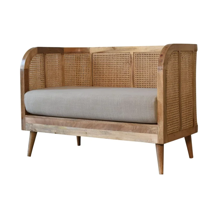 2 Seater Rattan Sofa