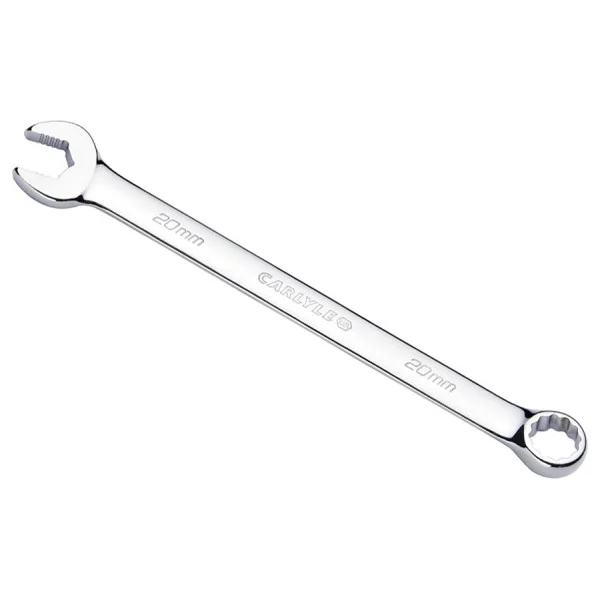 20MM 12 PT. FULL POLISH LONG COMBO WRENCH