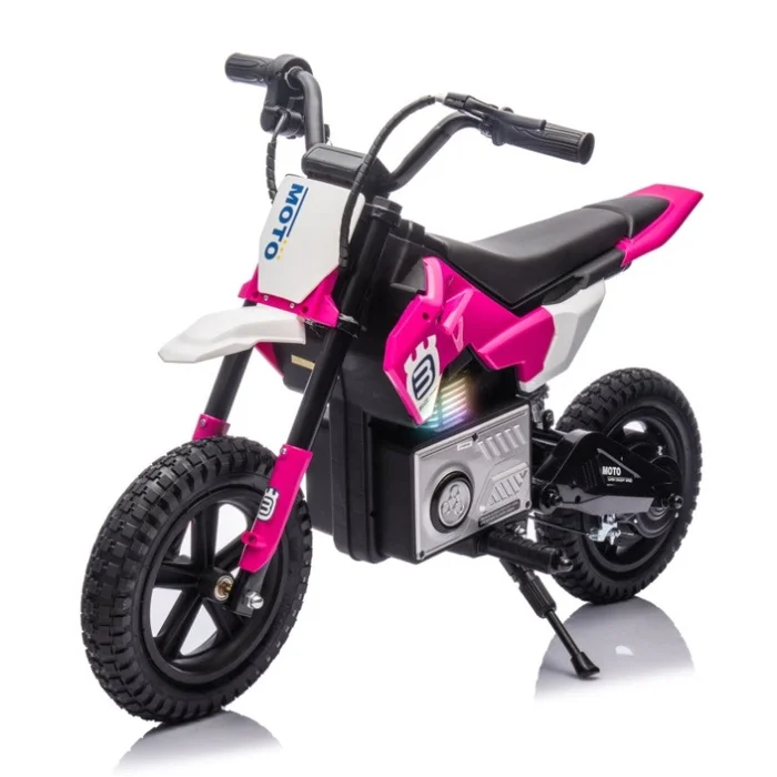 24V Kids Ride On Electric Toy Motocross Motorcycle,200W High Speed Hub Motor,Rear wheel shock GL-W1578P225049