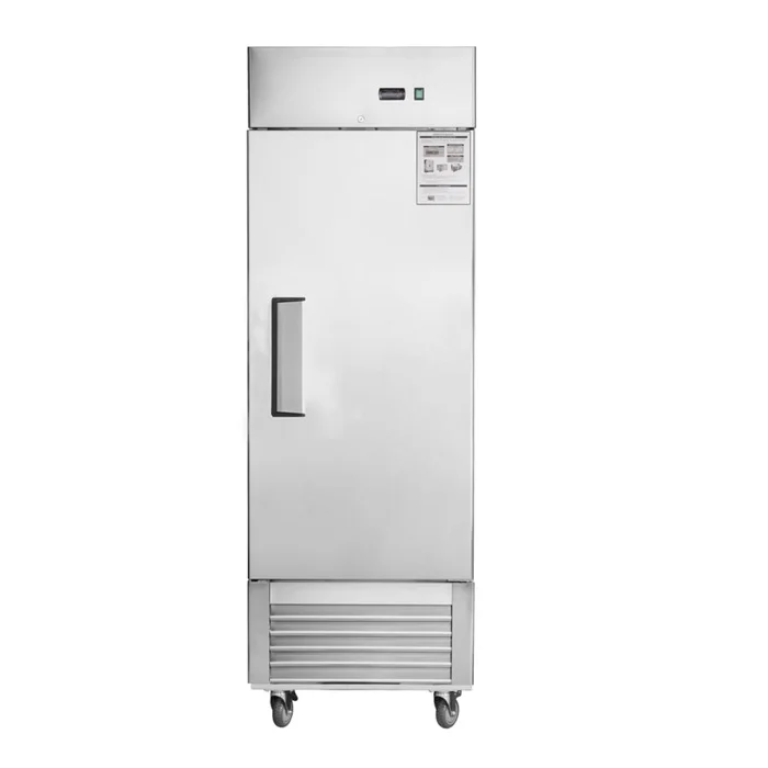 27″W Commercial Freezer Single Solid Door Stainless Steel Reach-in Freezer 18.68 Cu.ft. Upright Fan GL-N818P191847S