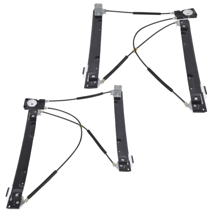 2PCS Front Left&Right Power Window Regulator C2Z31200 C2Z31201 for Jaguar XF X250 2008-2015 64652443