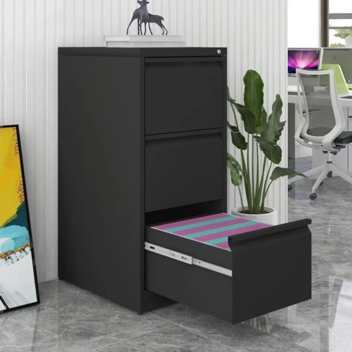 3 Drawer File Cabinet with Lock,Two Drawer Filing Cabinet,Vertical Metal File Cabinet for Home GL-W1247P173369