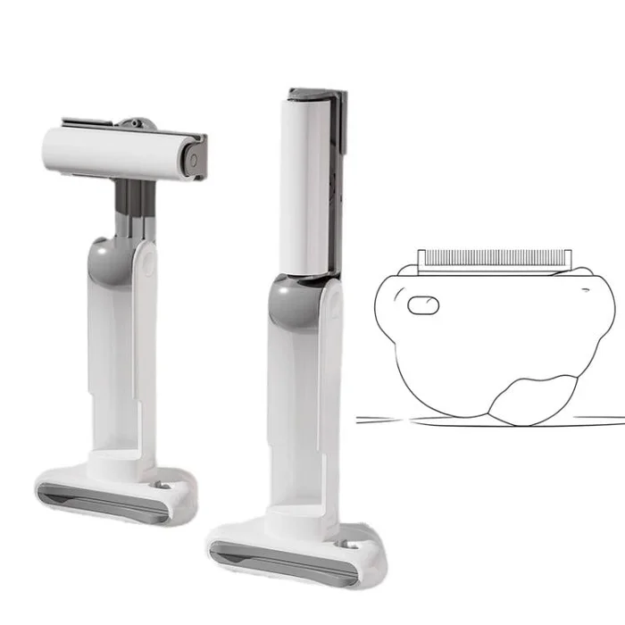 3-in-1 Pet Grooming Comb Sticky Roller for Cats and Dogs, Removes Loose Hair, Detangles, Spec: Small Straight