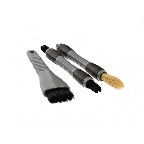 3 PIECE INTERIOR DETAIL BRUSH SET