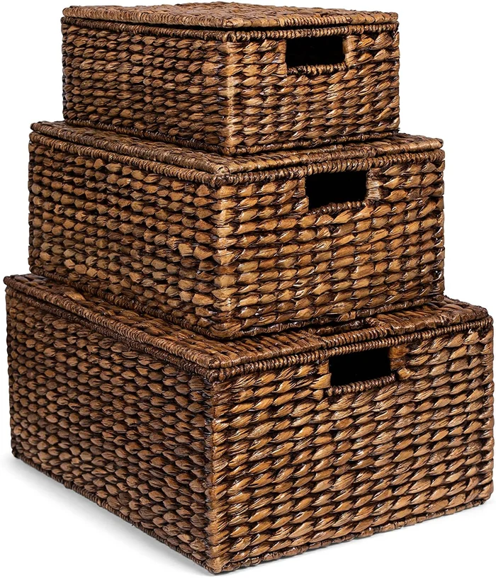3 Piece Seagrass Basket Set