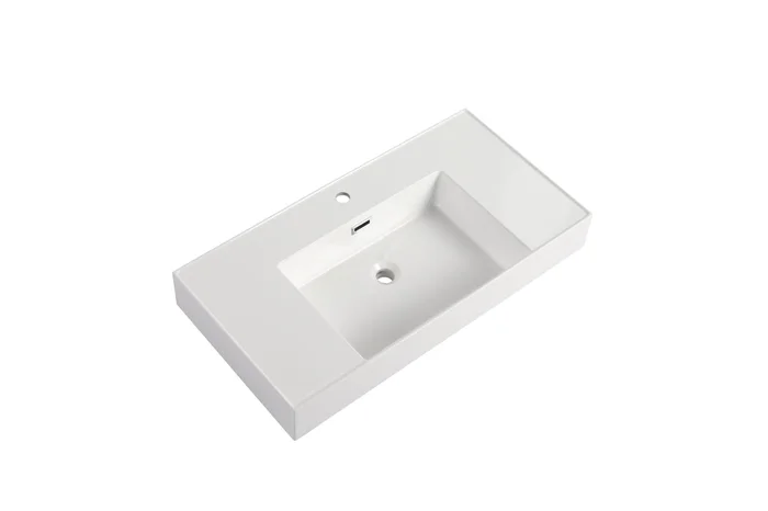 36″ Resin basin For Bathroom Vanity,Vanity Top only GL-W1972P186773