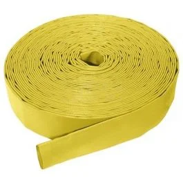 4″ I/D Yellow Layflat Delivery Hose – 10m Length, Max Pressure 6 Bar