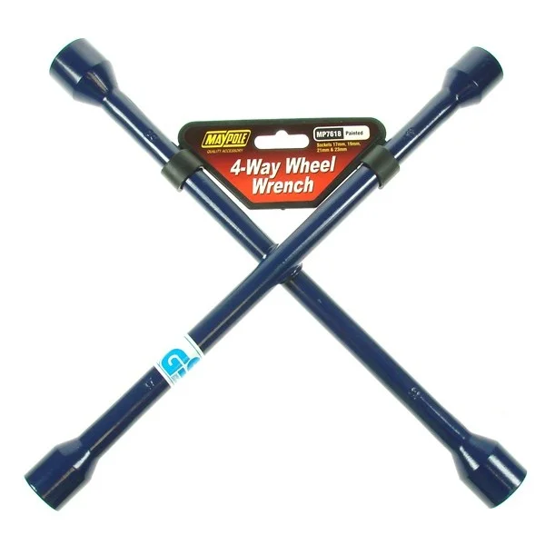 4 Way Wheel Wrench – Blue