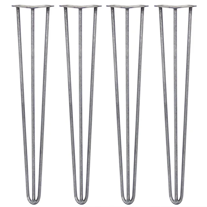 4 x Hairpin Legs / Hair Pin Legs Set SkiSki Legs Furniture Desk Bench Chair Table 28