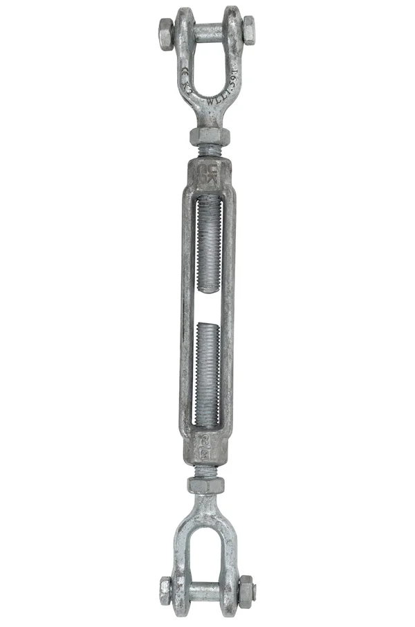 5/8″ x 9″ Galvanised Jaw/Jaw Turnbuckle WLL:1.59tonne