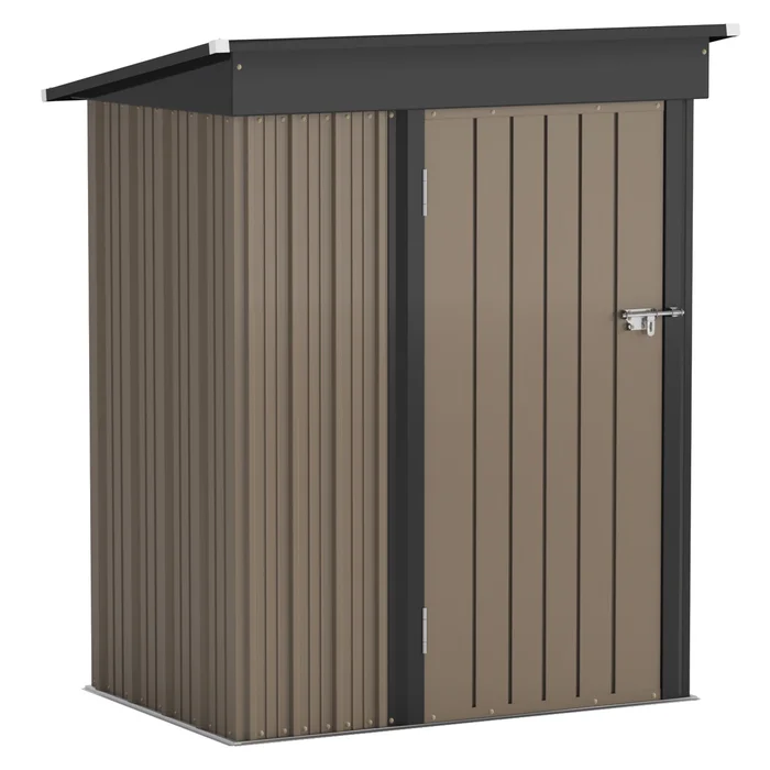 5 ft. W x 3 ft. D Metal Storage Shed
