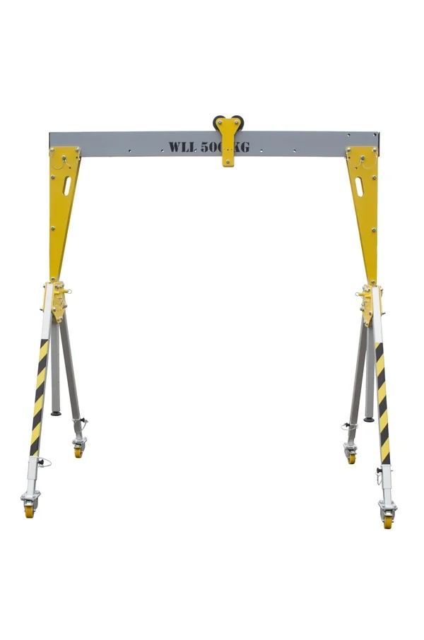 500kg Lightweight Aluminium Gantry c/w 4mtr Beam