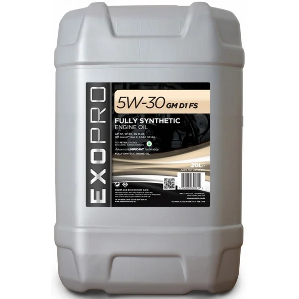 5W-30 GM D1 FS (20L)