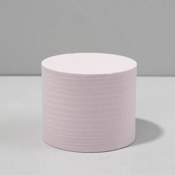 7.6 x 6cm Cylinder Geometric Cube Solid Color Photography Photo Background Table Shooting Foam Props (Pink)