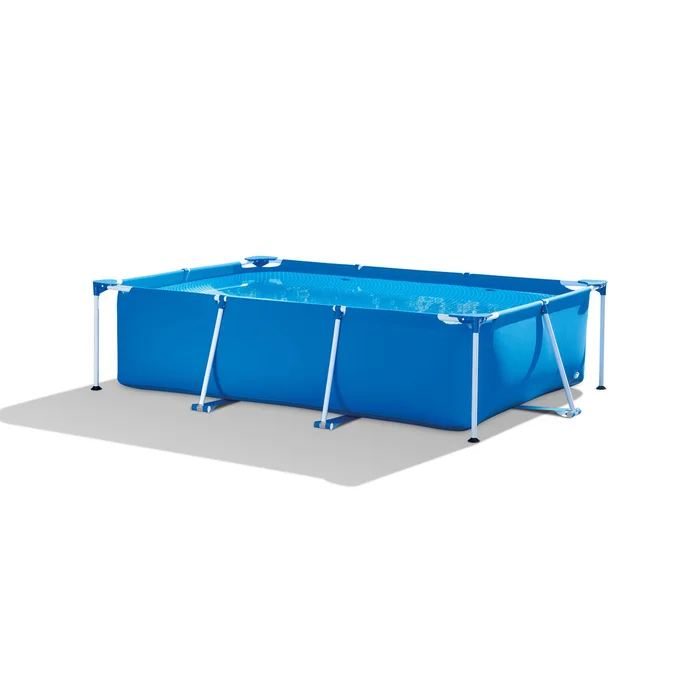 8.5ft x 5.25ft Rectangular Frame Above Ground Swimming Pool with Filter Pump