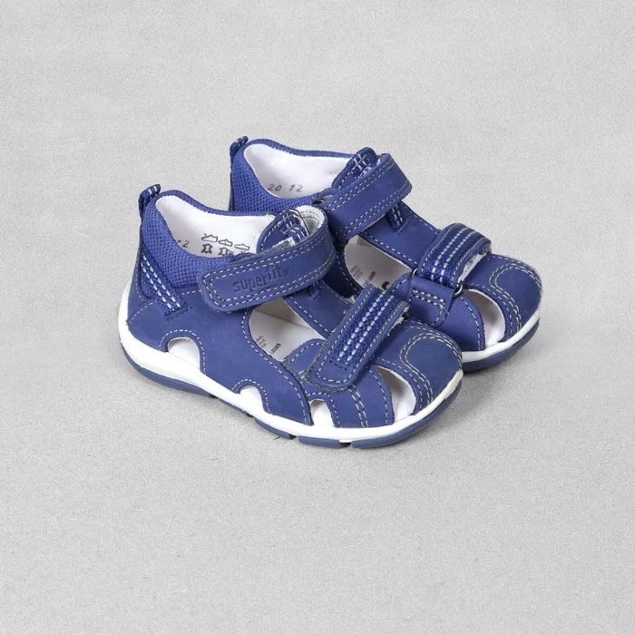 ‘Superfit’ Blue Leather Sandals – UK Child Size 4 / EU 20