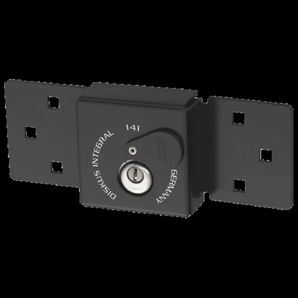 ABUS 141 Series Integral Discus Van Lock Hasp & Padlock 26/70 – Black