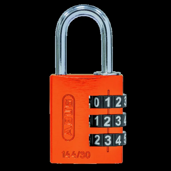 ABUS 144 30 Combination Padlock 30mm Body – Orange