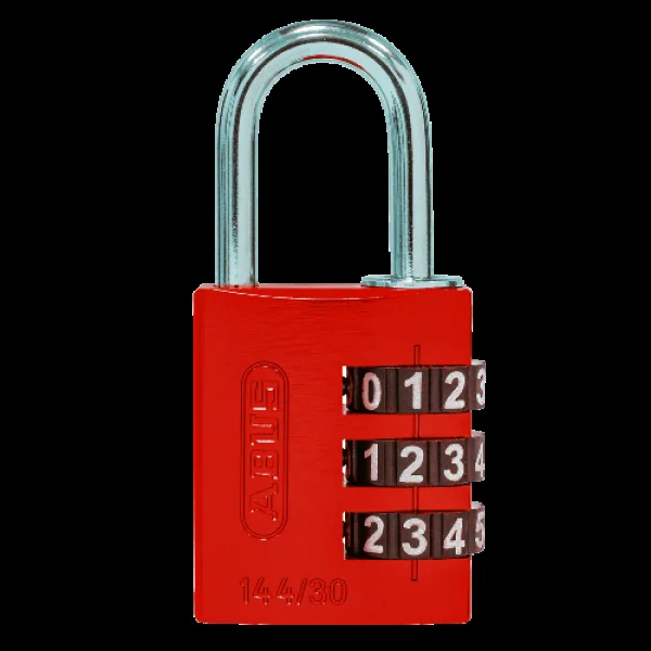 ABUS 144 30 Combination Padlock 30mm Body – Red