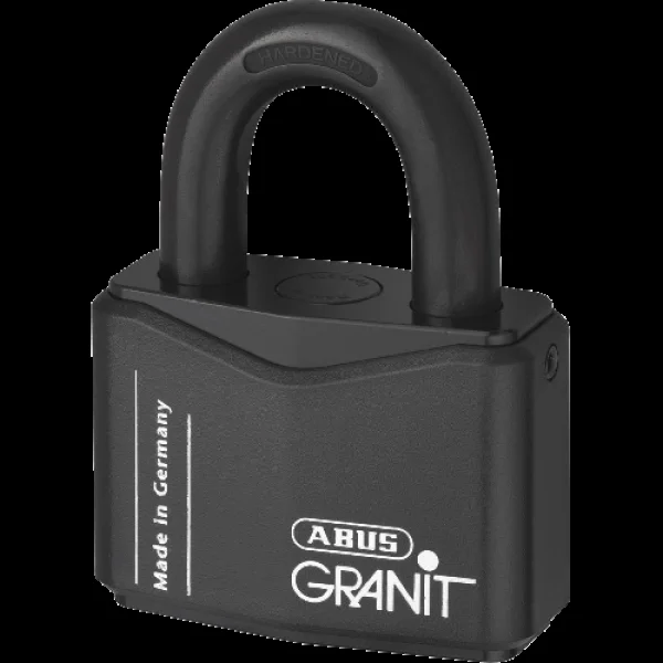 ABUS 37 Series Granit `Plus` Mechanism Solid Steel Rekeyable Open Shackle Padlock 77mm Keyed To Differ 37RK/70 – Hardened Steel