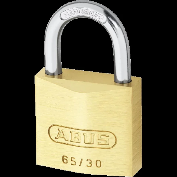 ABUS 65 Series Open Shackle Padlock 30mm Quad Pack 65/30 – Brass