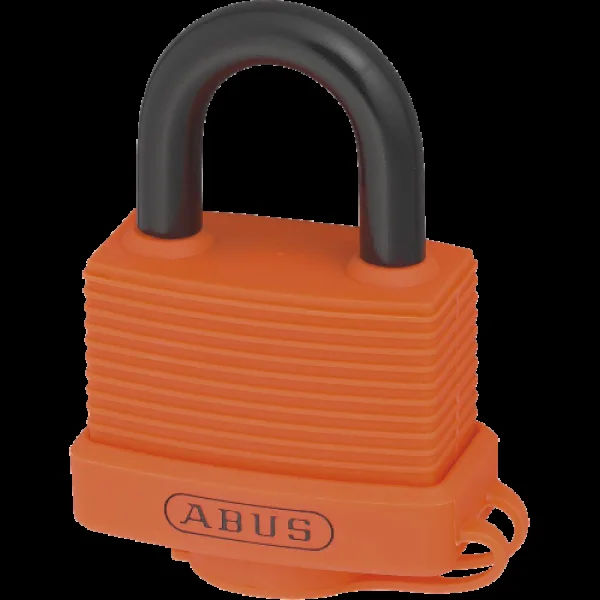 ABUS 70AL Series Aluminium Open Shackle Padlock 53mm KA 6401 70AL – Orange