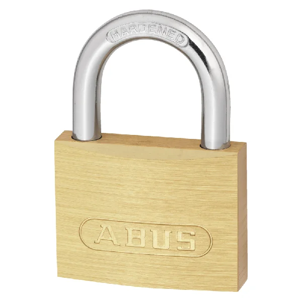 ABUS 713 Series Brass Open Shackle Padlock 50mm KD – Hardened Steel