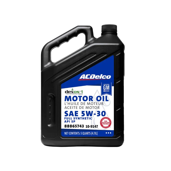 ACDelco GM Original Equipment 10-9147 dexos1 GEN 2 Full Synthetic 5W-30 Motor Oil – 5 Qt
