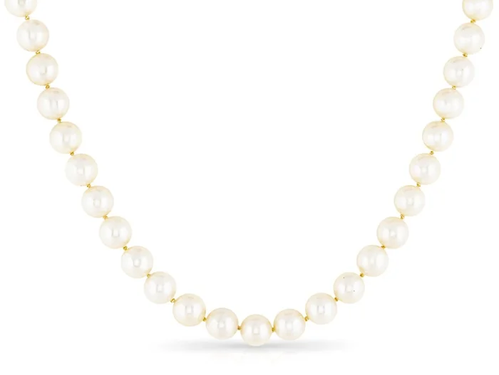 Akoya Pearl and Diamond Necklace