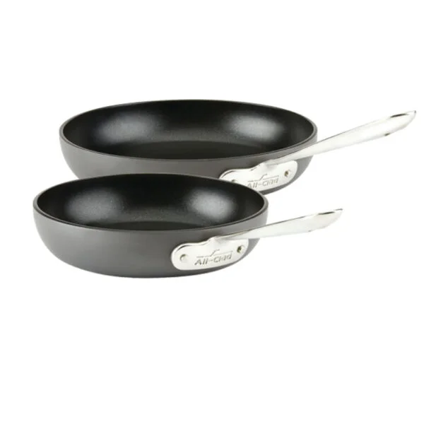 All-Clad Ha1 8 and 10 in. Non-Stick Frying Pan Set