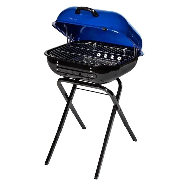Americana 21.25-in W Ocean Blue Kettle Charcoal Grill