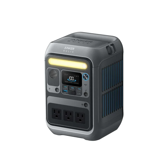Anker SOLIX C300 Portable Power Station, Outdoor 288Wh LiFePO4 Battery, 300W (600W Surge) Solar Generator