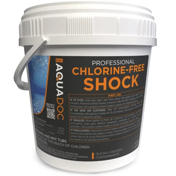 Aquadoc Non-Chlorine Spa Shock for Hot Tub – Chlorine Free Treatment & Enhanced Shock to Assist Bromine – Suitable Oxidizer – 5lbs