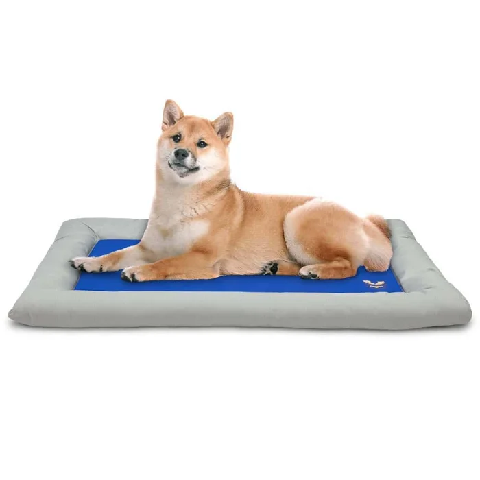 Arf Pets Rectangular Blue Nylon Pillow Bed (Any)