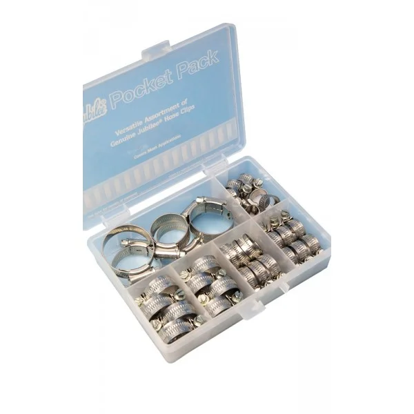 Assorted M/S Hose Clips – Box of 32